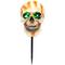 15" Lighted Skeleton Head Halloween Pathway Markers with Sound Set
